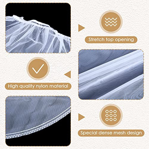 Windyun 60 Pcs Paint Strainer Bags 5 Gallon Fine Mesh Filter Bag, White