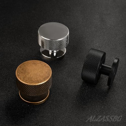 Alzassbg 1-1/4" Polished Chrome Round Cabinet Knobs 10 Pack, AL6023CP - color: Polished Chrome, size: 10 Pack