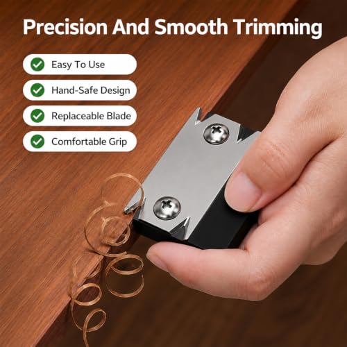 Edge Banding Trimmer, Upgraded Handheld Edge Band Trimmer Cutter