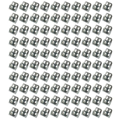 100PCS Couch Spring Clips, Sofa Spring Repair Kit, Upholstery Spring Clips, Metal Universal Sofa Zigzag Attachment Parts
