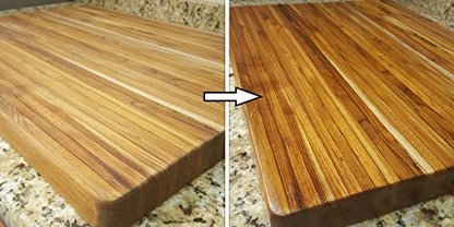 Howard Premium Butcher Block Conditioner: Deep-Penetrating, Food Grade, Revitalizes, Prevents Drying and Cracking of Hardwoods and Bamboo. Ideal for Wooden Bowls, Spoons, and More. Size: 1 Gallon