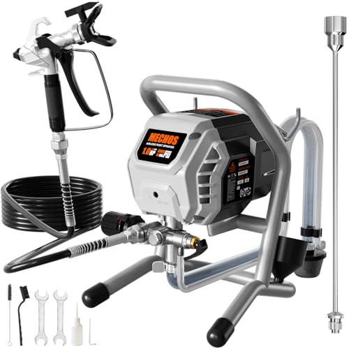 High-Pressure Electric Airless Paint Sprayer, Thinning-Free (Silver) - color: Silver
