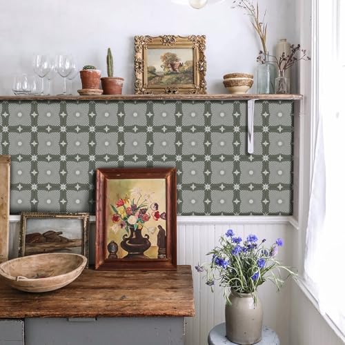 VICCI Peel and Stick Backsplash 24Pcs 5.9x5.9 Tile Stickers - color: Art-222, size: 5.9x5.9IN*24PCS