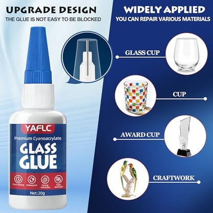 Glass Glue Liquid, Super Glue for Glass Repair 40g - style: Glass Glue