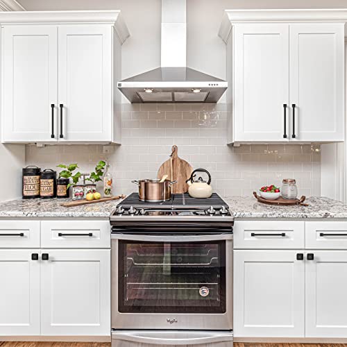 9BUILD Cabinet Handles, 10 Pack 7 Inch Matte Black, Kitchen Cabinet Hardware, Zinc, Durable, Easy to Install, Sturdy, for Cabinets, Wardrobe, Cupboard - color: Matte Black, size: 7"/177MM Hole Center