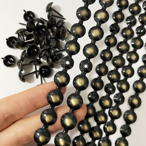 10Meters Upholstery Tacks Strips/Nailhead Trims(J:11mm Bronze) - color: Bronze, size: 11mm