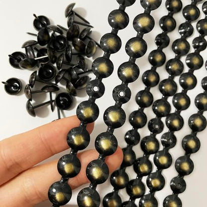 10Meters Upholstery Tacks Strips/Nailhead Trims(J:11mm Bronze) - color: Bronze, size: 11mm