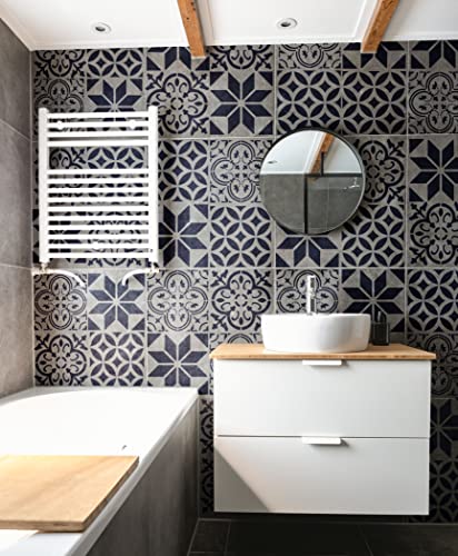 / 4 pcs. 16 x 16 Inches/Tile Stencil Set, Reusable Tile Stencils Set for Painting, Furniture, Floor/Household Paint Wall Stencils (16x16 inches) - size: 16x16 inches