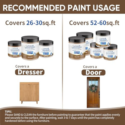 Brown Walnut Wood Look Paint Kit for Furniture, Countertop - color: Brown Walnut, size: 59.5 Fl Oz (Pack of 1)