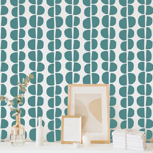 4 Pcs 14" Large Reusable Abstract Bohemian Geometric Wall Stencils