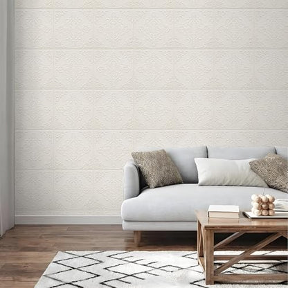 Peel and Stick Ceiling Tiles, Ceiling Tiles Foam 16 Pcs 3D Wall Panels - color: Symmetra, size: 16pcs