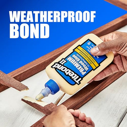 Titebond 5003 II Premium Wood Glue, 8-Ounces(Pack of 2) - size: 16 fl oz (2 Pack)