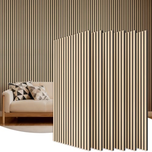 TONOR Wood Wall Panels for Interior Wall Decor-6 Pack 47.2" x 23.6" - color: Oak, size: 6 PCS