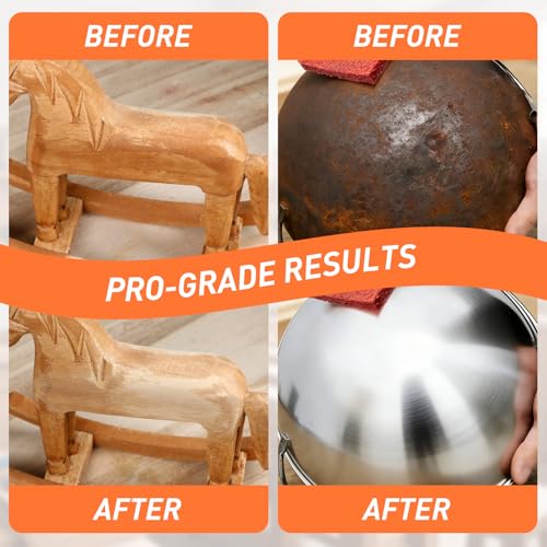 General Purpose Scuff Pads - Cuttable, 6m x 100mm, P240 Grit, Wet/Dry Reusable Sanding Sheets for Paint Prep, Auto Body, Woodworking & DIY