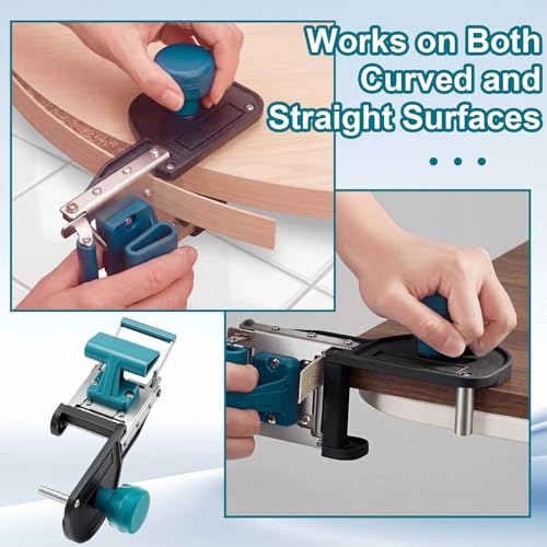 Hand End Trimmer Edge Banding Trimmer Manual Edge Banding Cutter Tool for Woodworking, Double Blade For PVC, ABS, Melamine, Veneer and Laminate for Furniture Production, Cabinet Assembly