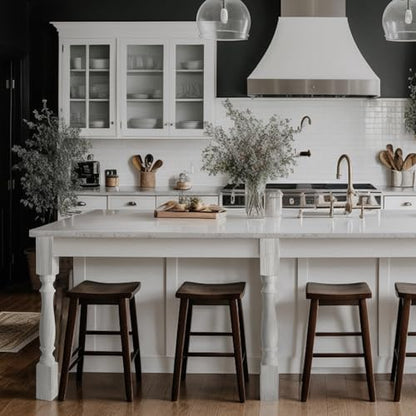 DoubleFill 2 Pcs Unfinished Kitchen Island Legs Wood Table Legs, Elegant - color: Elegant, size: 35.4" H X 3.7" W X 3.7" D