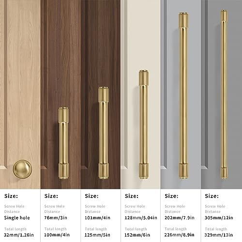 10 Pack 3 Inch Champagne Bronze Cabinet Pulls Gold Drawer Pulls Kitchen Cabinet Hardware Champagne Brass Kitchen Handles for Cabinets Cupboard Handles Drawer Handles - color: Champagne Bronze, size: 3"(76mm) hole center