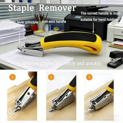 Upholstery Staple Remover Tack Puller Nail Remover Tool Set Nail Puller Plier, Staple Puller, Tack Lifter, Fastener Remover, for Furniture Floor Wall Wooden Case Car Photo Frame (5 pcs)