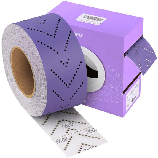 Purple Ceramic Sandpaper Roll 600 Grit 2-3/4" x 13 Yard - style: 600 Grit