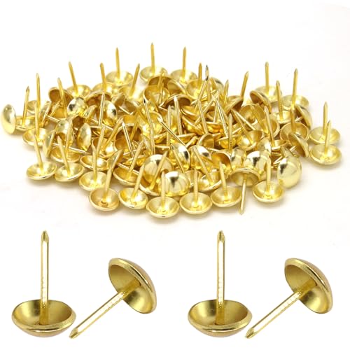 Gold Antique Upholstery Tacks 200Pcs - color: Gold