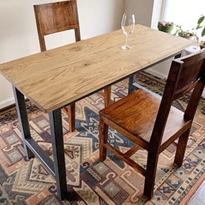 TIEOU Metal Black Table Legs Heavy Duty Desk Legs 28” Height 18” Wide Industrial Table Legs,Dining Table Legs,Modern Table Legs,Console Table Legs - color: H-shape, size: H28"xW18"