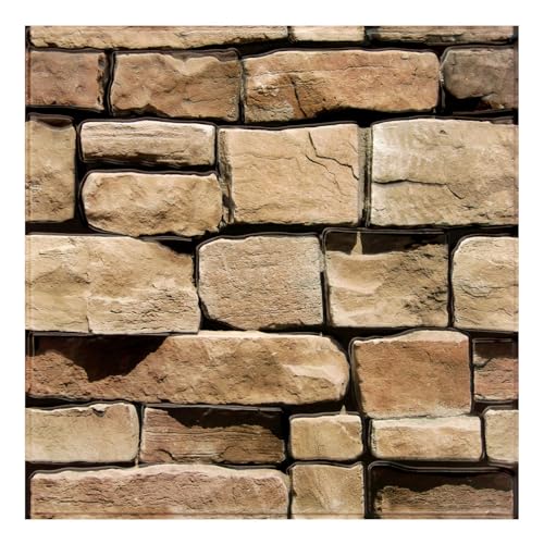 3D Faux Stone Wall Panels Peel and Stick, Designed for Quick DIY - color: Stone-SM-D