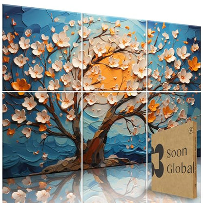 Soon Global Acoustic Wall Panels, Art Acoustic Panels, Canvas - color: Canvas, size: 72 X 48 Inches
