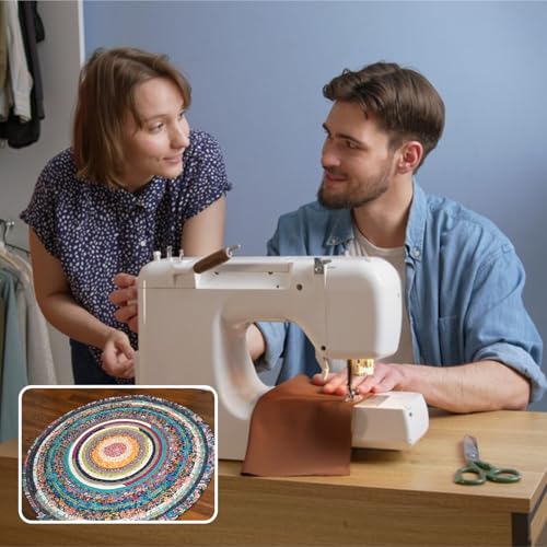 3 Rolls Jelly Roll Batting Strips for Rugs 2 1/4 inch Total 150 Yards - color: White-3roll
