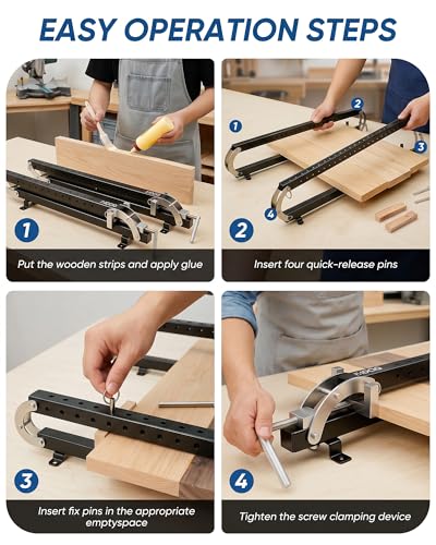 Parallel Clamps for Woodworking, 24", 2-Pack