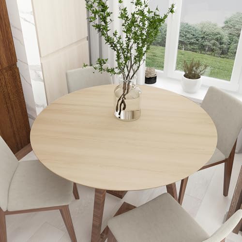 15.7"x196" Beige Wood Contact Paper Wood Grain Peel and Stick Wallpaper - size: 15.7" x 196.9"