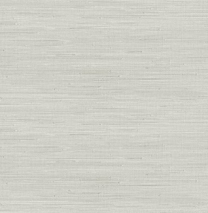 NuWallpaper x Society Social Classic Faux Grasscloth Peel and Stick Wallpaper, Grey - color: Gray