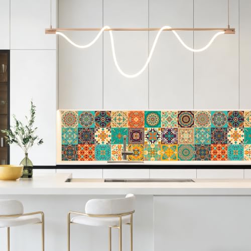 24 PCS Peel and Stick PVC Tile Stickers Waterproof Removable - color: Style B, size: 6 x 6 Inch