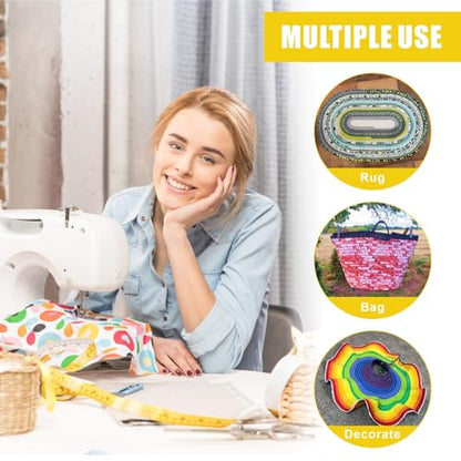 2 Rolls Jelly Roll Batting Strips for Rugs 2 1/4 inch Cotton Quilt Batting - color: White-2roll