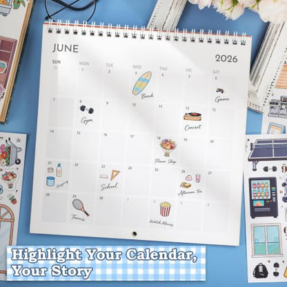 500+ Journaling Sticker Book – Daily Life for Adults & Teens - color: Shop & Town - 20 Sheets