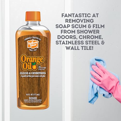 Holloway House Orange Oil Cleaner 16oz-6 Pk, Cleans & Conditions - size: 16 Fl Oz (Pack of 6)