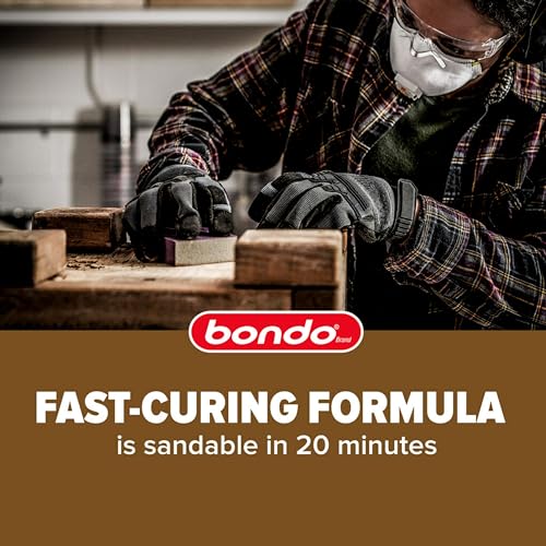 Bondo FD-PT-ES Wood Filler 12 oz with Hardener 0.5 oz, Pack of 2 - size: 2 Filler 12 oz, 2 Hardener 0.5 oz