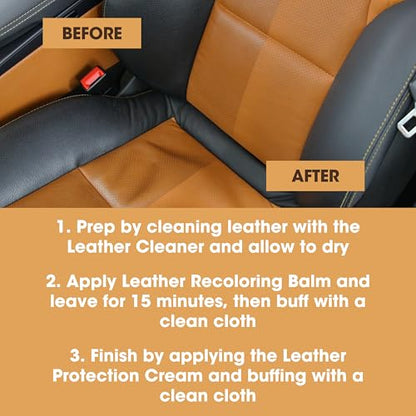 Furniture Clinic Leather Complete Restoration Kit, Light Grey, 5 Piece - color: Light Grey, size: Complete Kit