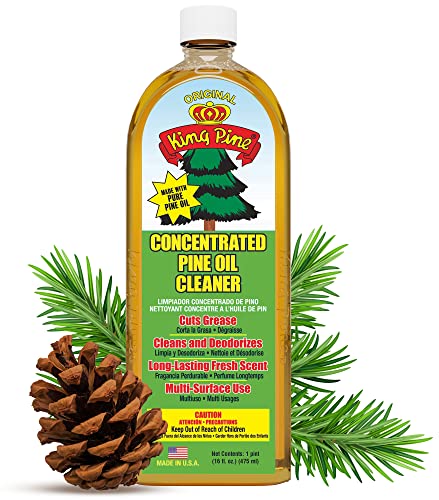 King Pine Concentrated Pine Oil Multi-Surface Cleaner Industrial Strength, Gold, 16 Fl Oz - size: 16 Fl Oz (Pack of 1)