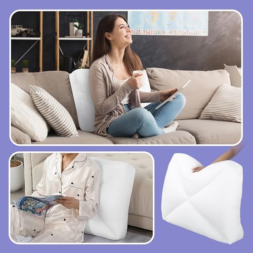 HOMBYS Shredded Foam Couch Back Cushions Replacement, Stuffing Fill Removable Sofa Back Waist Cushions, Lumbar Support Pillow 1 Pack, Supportive & Durable(31.4"x18"x5") - size: 31.4"x18"x5"