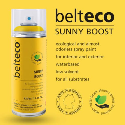 Sunny Boost Spray Paint | Water-based Yellow Spray Paint - color: Sunny Boost, size: 11.29 Ounce (Pack of 1)