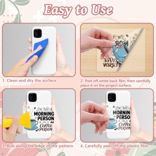 Peacoblue Inspirational Quotes Rub On Transfers for Craft, Transfer Sticker - style: Interesting and Inspiring Quotes