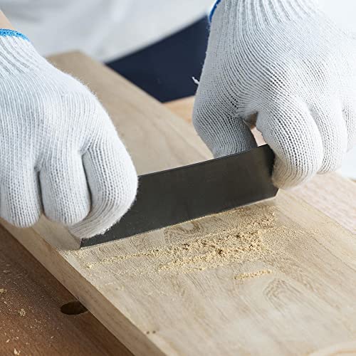 Cabinet Scraper Burnisher with 4 Piece Multi-Shaped Scraper Set 2 Rectangle 1 Curved (Convex and Concave) and 1 Gooseneck Scraper - style: 1 Burnisher+4 Multi-Shaped Scraper