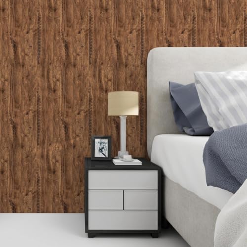 CAX Rustic Oak Contact Paper Wood Peel and Stick Wallpaper Kitchen Counter - color: Rustic Oak, size: 23.6" x 78"