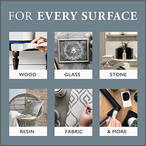 AMY HOWARD AT HOME One Hour Miracle Paint - Water-Based Enamel - Scrubbable Eggshell Finish - All In One Furniture Paint - No Stripping, Sanding, or Priming - 32 OZ - Barnboard - color: Barnboard