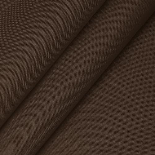 600D Waterproof Canvas Fabric by The Yard Outdoor Oxford Upholstery Fabric - color: Brown, size: 15 Yards 58"x540"