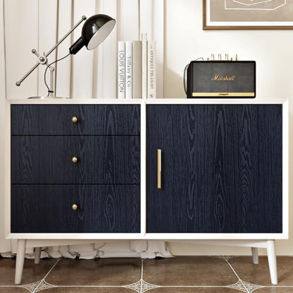 WESTICK 393" x 15.8" Wood Contact Paper Peel and Stick Countertops Waterproof Wood Wallpaper Textured Navy Wooden Wallpaper Self Adhesive Wood Look Contact Paper for Cabinets Desk RV Counter Cover - color: 2.navy, size: 15.8" x 394"