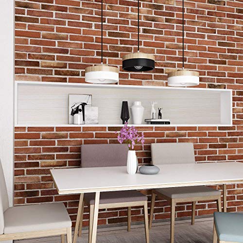 Livelynine 15.8x394 Natural Wood Contact Paper for Countertops Kitchen Wallpaper Light Wood Grain Vinyl Countertop Wrap Table Sticker Cover Peel and Stick Counter Top Covers Desk Cabinet Covering - size: 15.8" x 394"