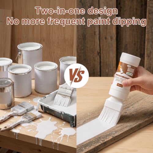 White Touch-Up Paint Pen for Wood,Furniture,Cabinets,6.35 Oz - color: White