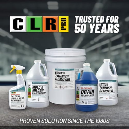 CLR PRO Heavy Duty Mold and Mildew Stain Remover, 1 Gallon Bottle
