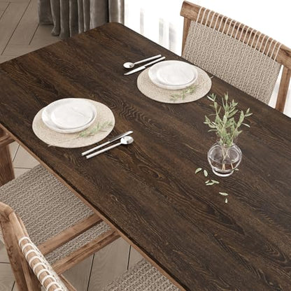 Extra Wide Wood Contact Paper Rustic Brown Wood Grain Wallpaper - size: 32" x 118"